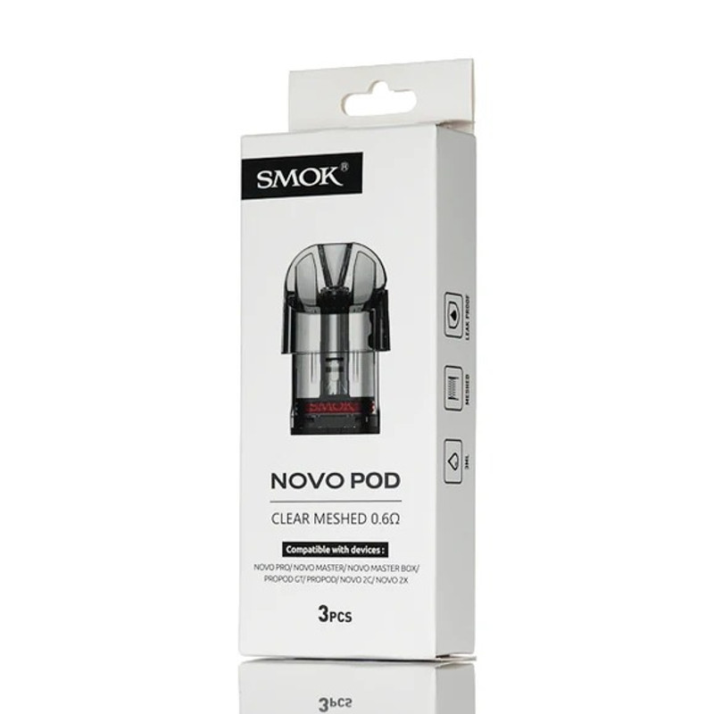 Smok Novo Pod Clear - Novo Kartuş (3 Adet)