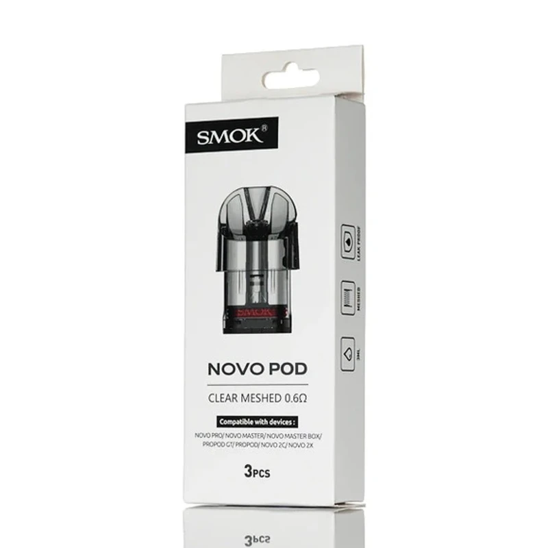 Smok Novo Pod Clear - Novo Kartuş (3 Adet)