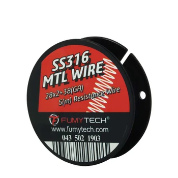 Fumytech Fused Clapton SS316 MTL Wire (38Ga 5m)