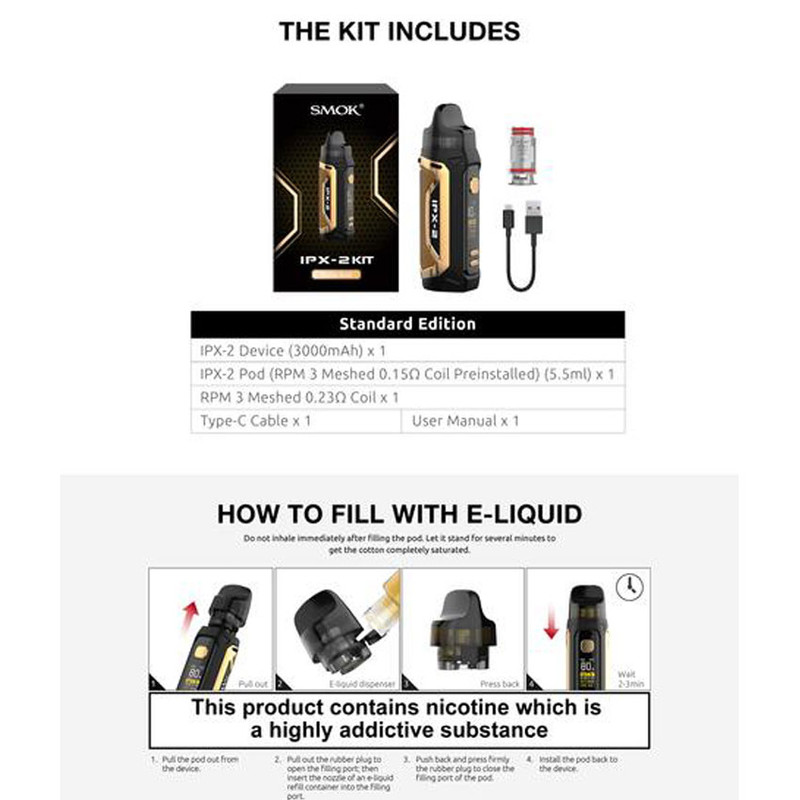 Smok IPX 2 80W Pod Mod Kit