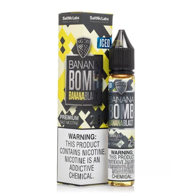 VGOD SaltNic - Banana Bomb ICED Salt Likit (30ML)