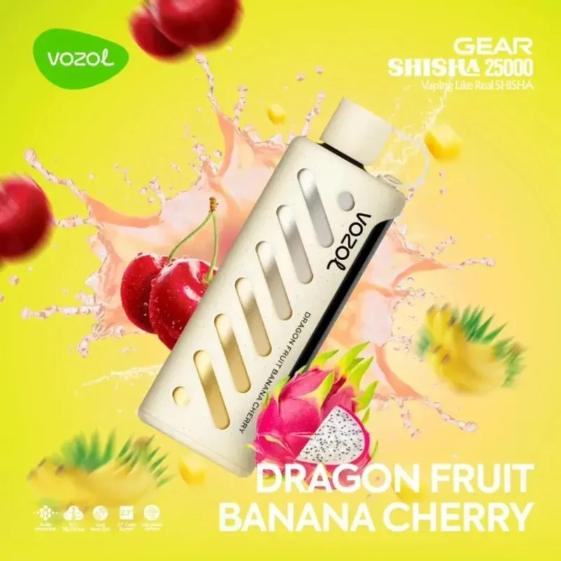 VOZOL GEAR 25000 Dragonfruit Banana Cherry