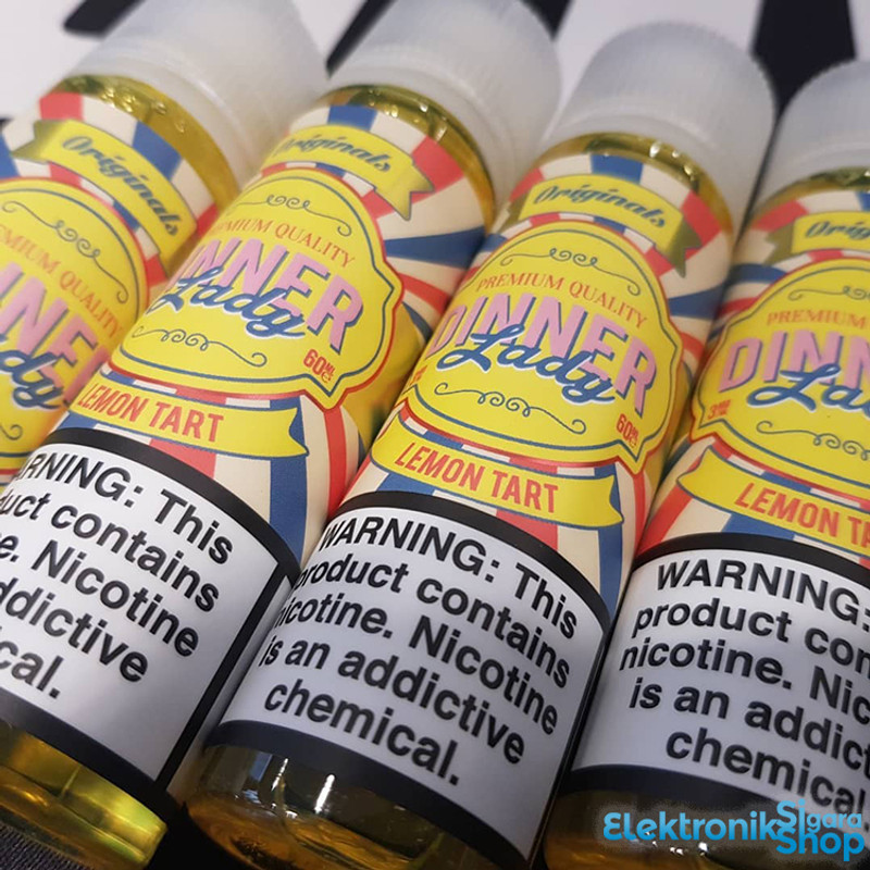 Dinner Lady - Lemon Tart Premium Elektronik Sigara Likiti (60 ML)