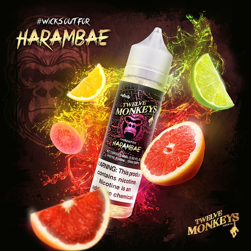 Twelve Monkeys Vapor - Harambae (60ML)