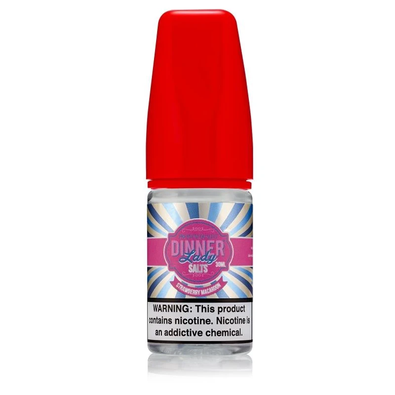 Dinner Lady - Strawberry Macaroon (30ML) Salt Likit 