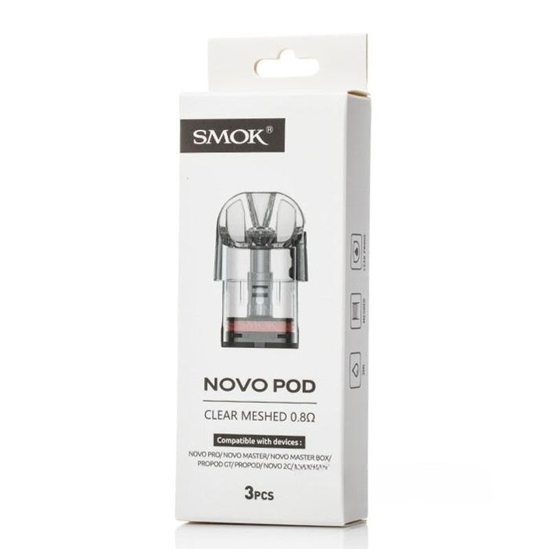 Smok Novo Pod Clear - Novo Kartuş (3 Adet)