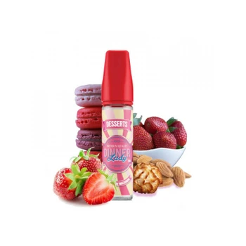 Dinner Lady - Strawberry Macaroon (60 ML) Likit
