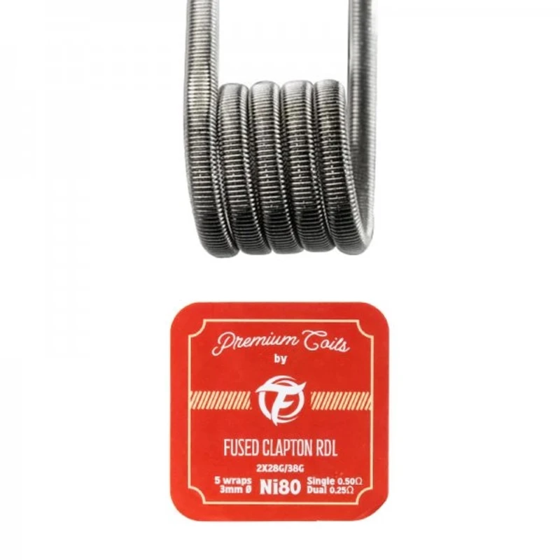 Fumytech Fused Clapton RDL Ni80 0.50oHm (10 Adet Hazır Tel)