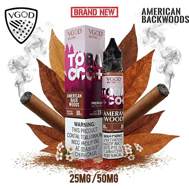 VGOD SaltNic - American Backwoods Tobacco (30ML)