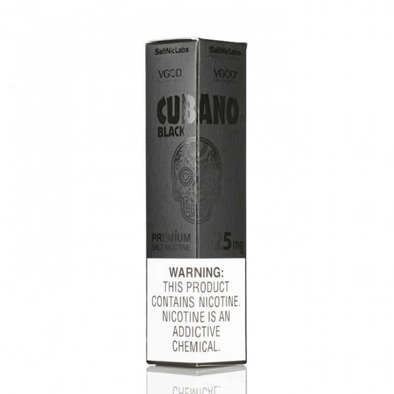 VGOD SaltNic - Cubano Black Salt Likit (30ML)