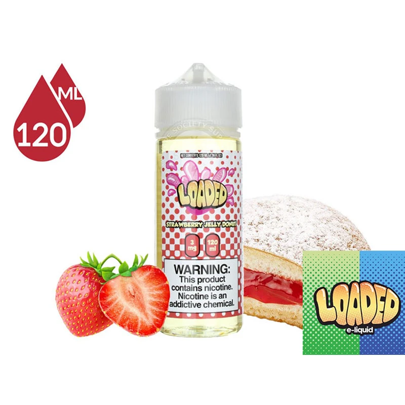 LOADED - Strawberry Jelly Donut (120ML)