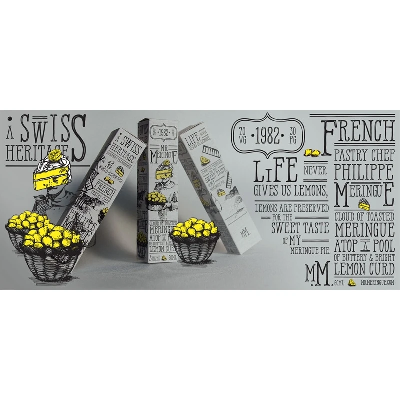 Charlie's Chalk Dust - Mr. Meringue Premium Elektronik Sigara Likiti (60 ML)