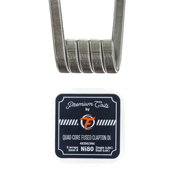 Fumytech Quad Core Fused Clapton DL Ni80 0.20oHm (10 Adet Hazır Tel)