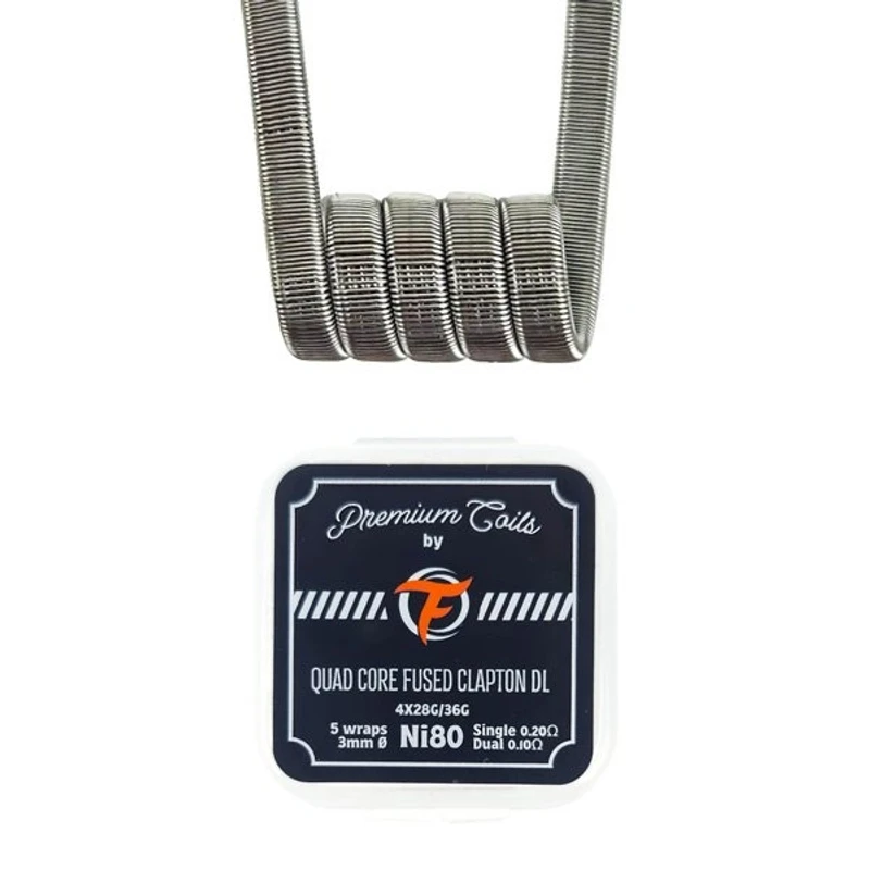 Fumytech Quad Core Fused Clapton DL Ni80 0.20oHm (10 Adet Hazır Tel)