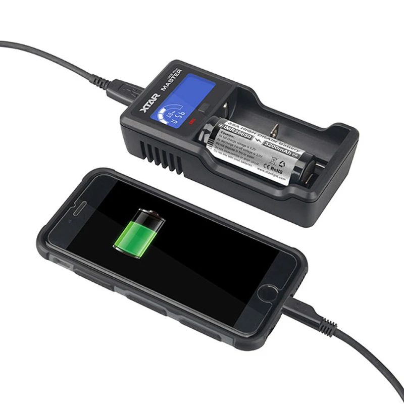Xtar VC2 Universal Plus Master Li-ion Şarj Cihazı