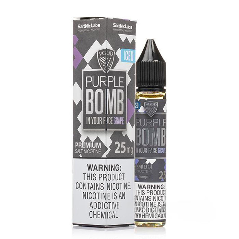 VGOD SaltNic - Purple Bomb ICED Salt Likit (30ML)